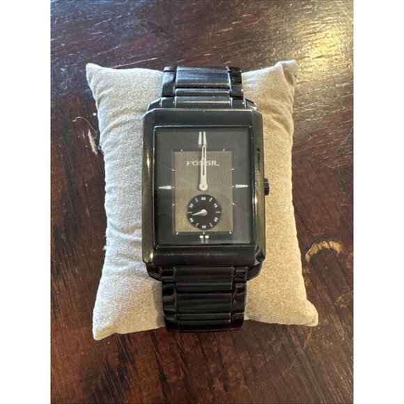 Fossil Arkitekt 50m/165 Feet. Black Wrist Watch. FS-4295 Stainless Steel - Picture 1 of 6